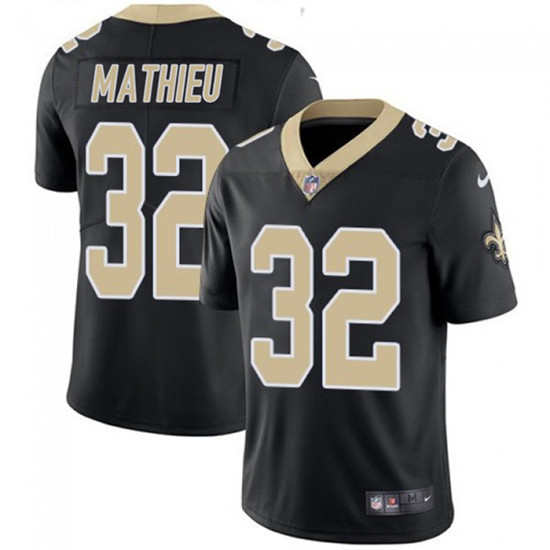 Youth New Orleans Saints #32 Tyrann Mathieu Black Vapor Untouchable Limited Stitched Jersey